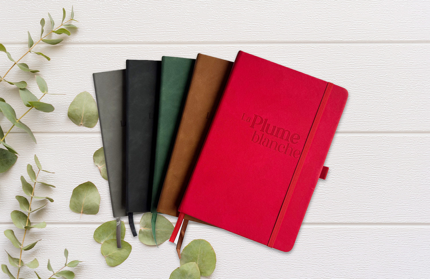 Cahiers de notes en cuir vegan