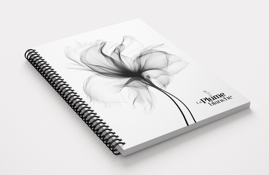 Cahier de notes - Fleur blanche